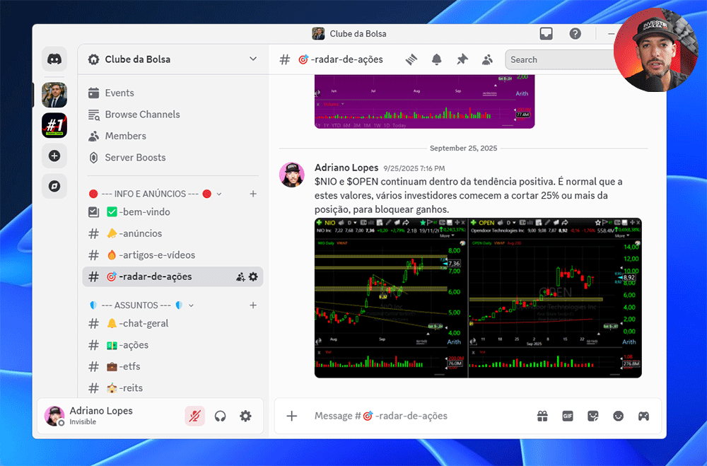 Grupo Discord Clube da Bolsa