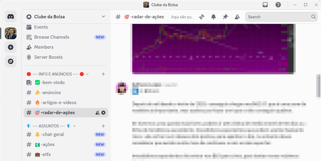 Discord Clube da Bolsa